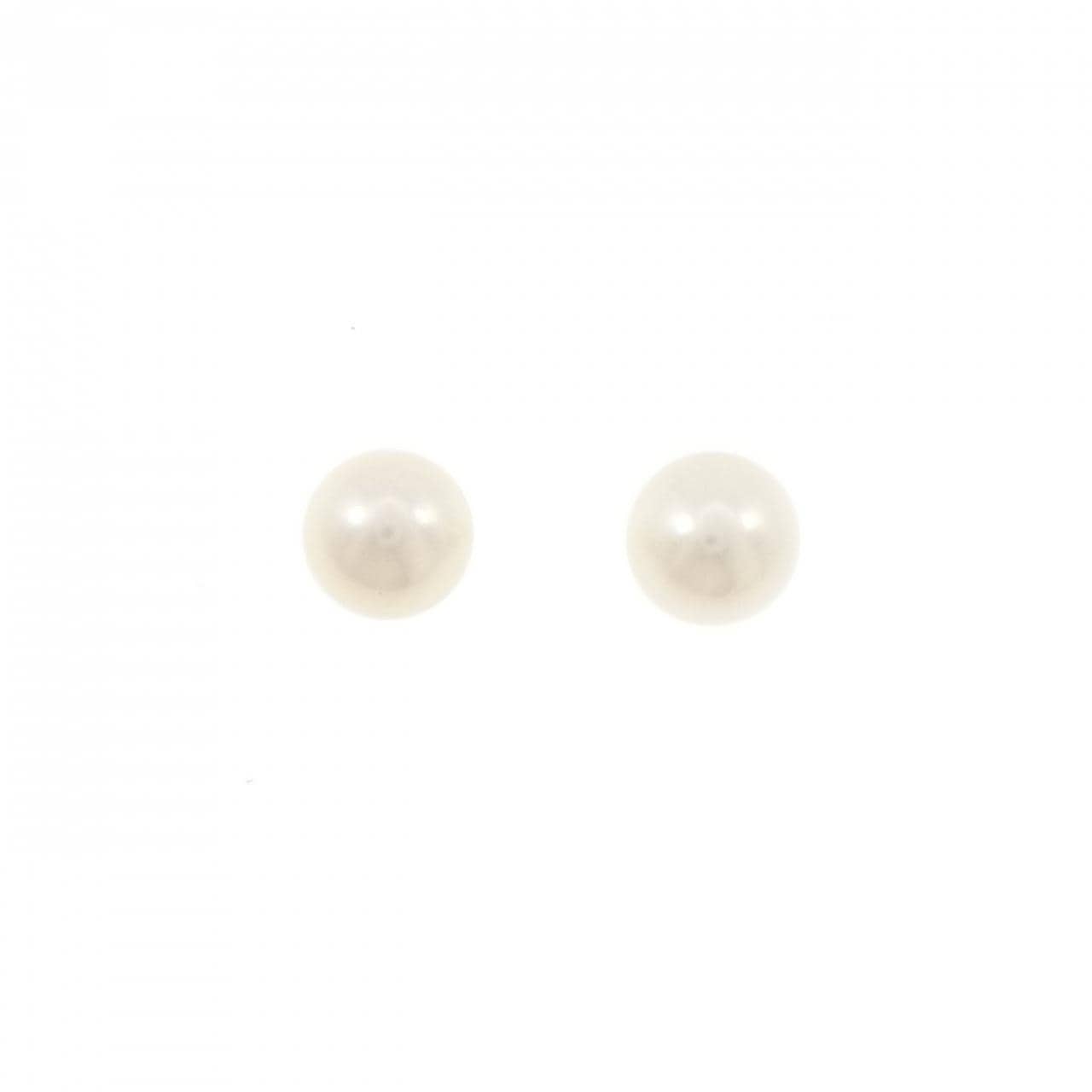K14WG アコヤパール ピアス 7.7mm