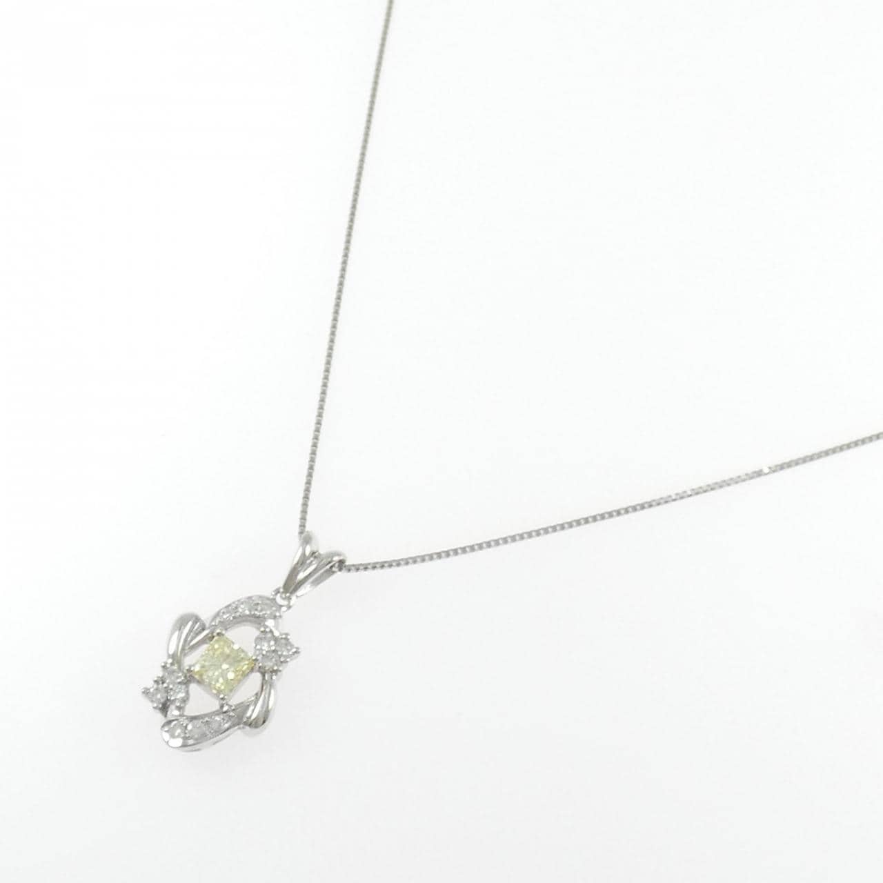 PT900/PT850 ダイヤモンド ネックレス 0.435CT