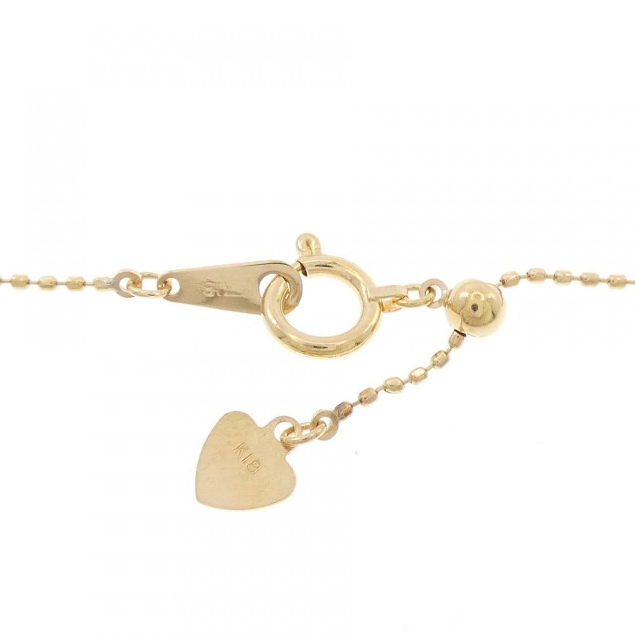 K18YG/K18BG スマイル サファイヤ ネックレス 0.26CT