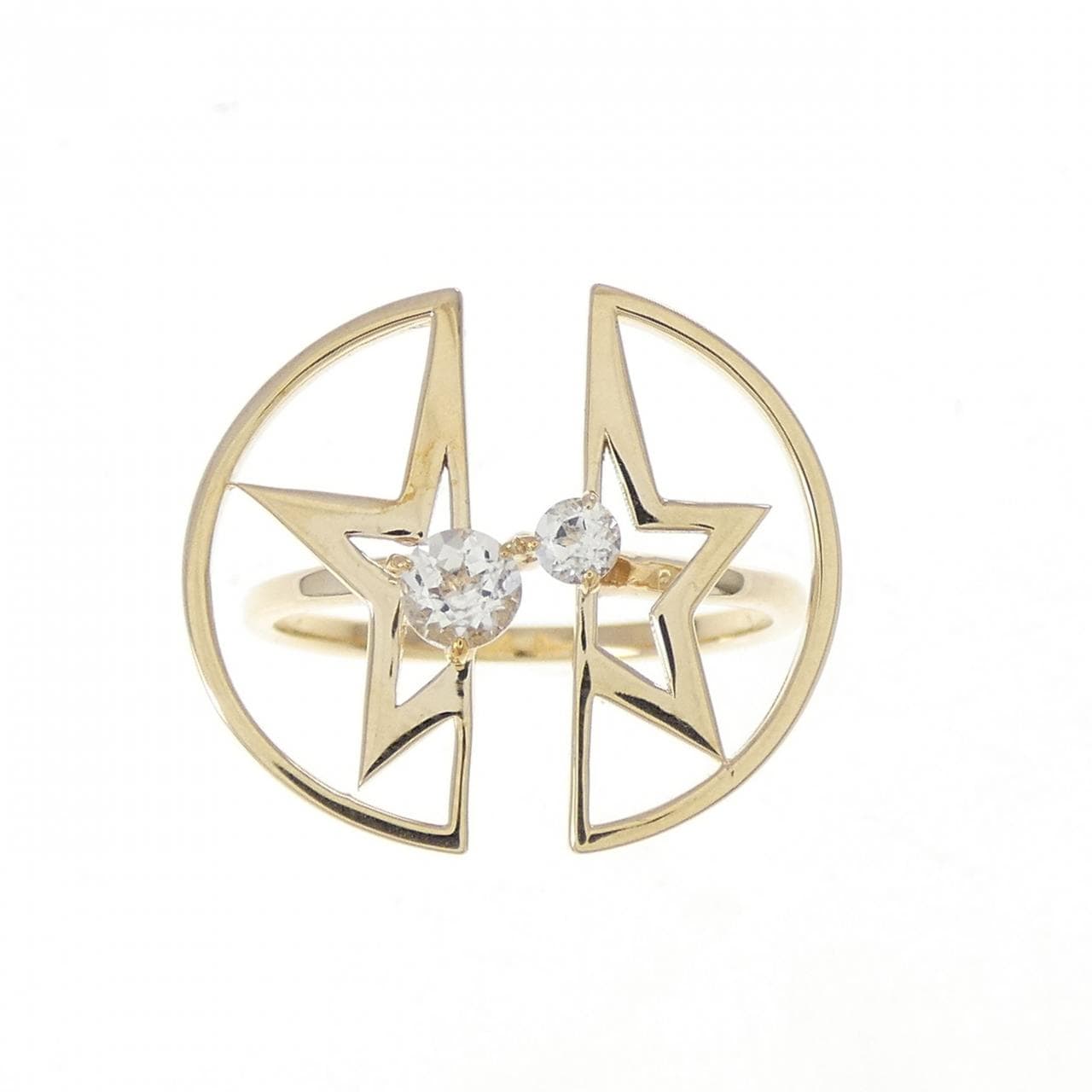 スタージュエリー ホワイトトパーズ リング