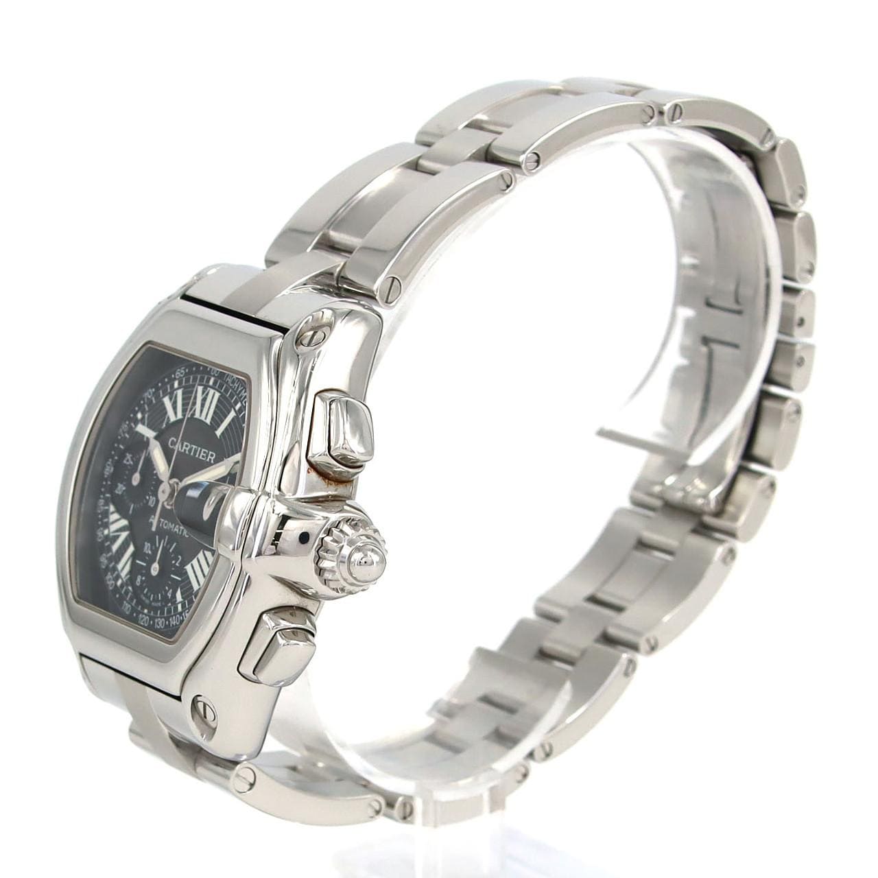 【ノーメンテナンス還元価格】カルティエ ロードスタークロノグラフXL W62007X6 SS 自動巻