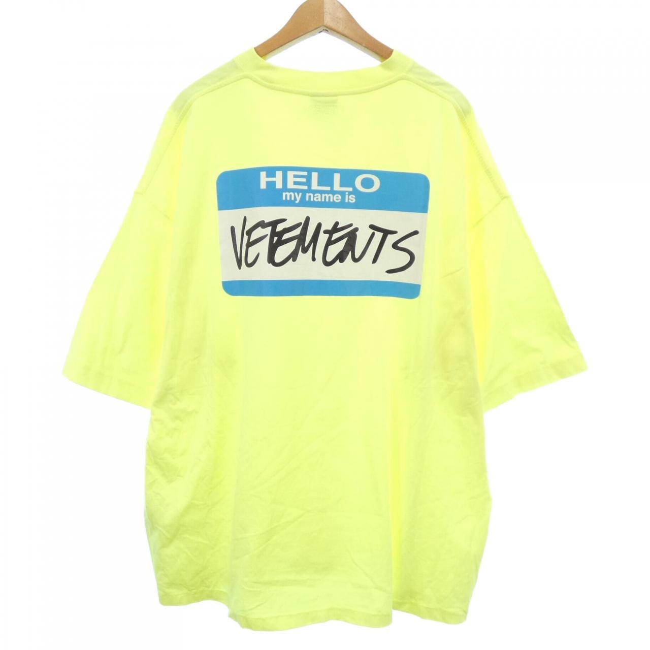ヴェトモン VETEMENTS UE64TR130Y UNISEX Tシャツ