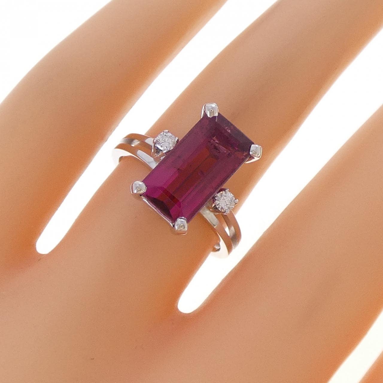 750WG トルマリン リング