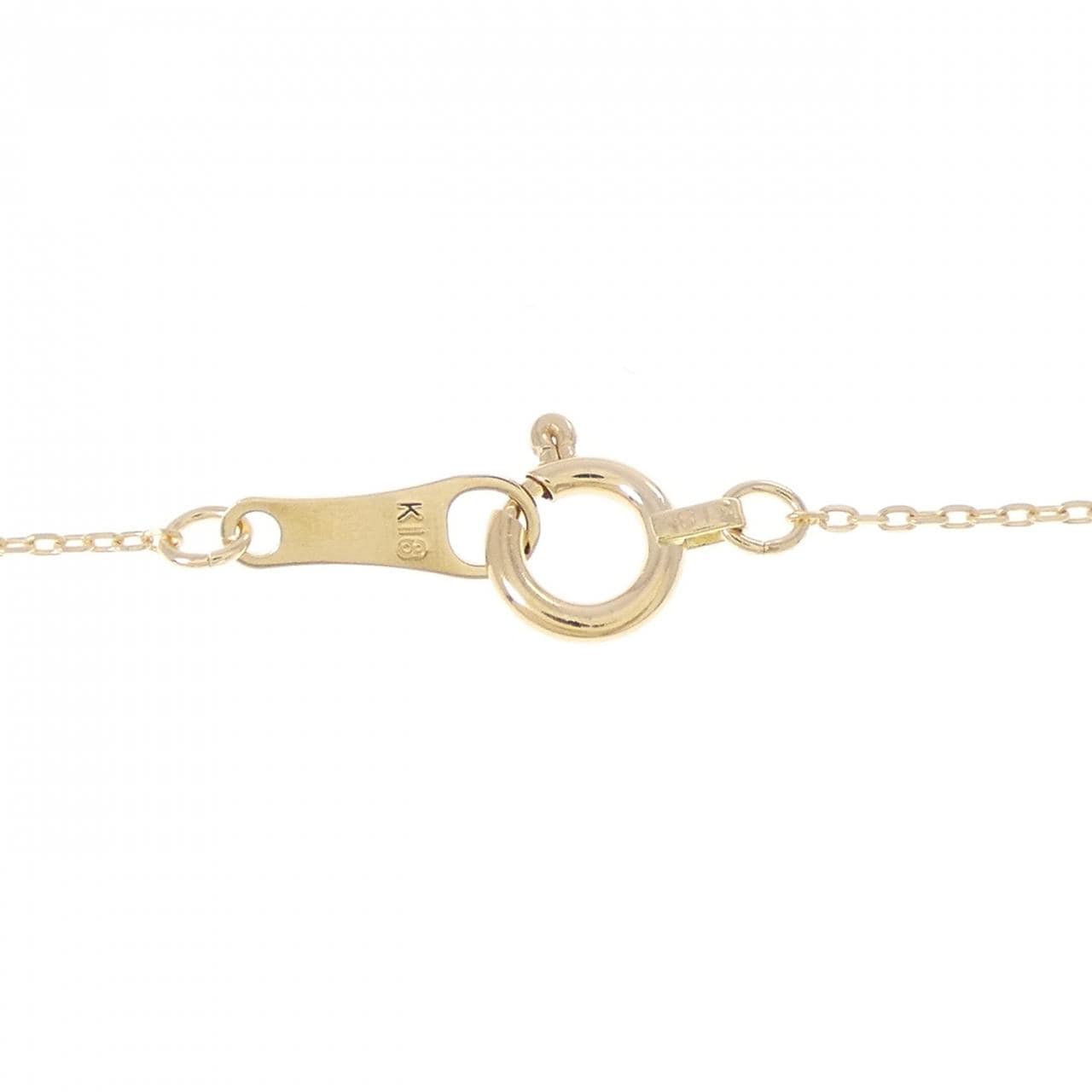K18YG ダイヤモンド ネックレス 0.10CT