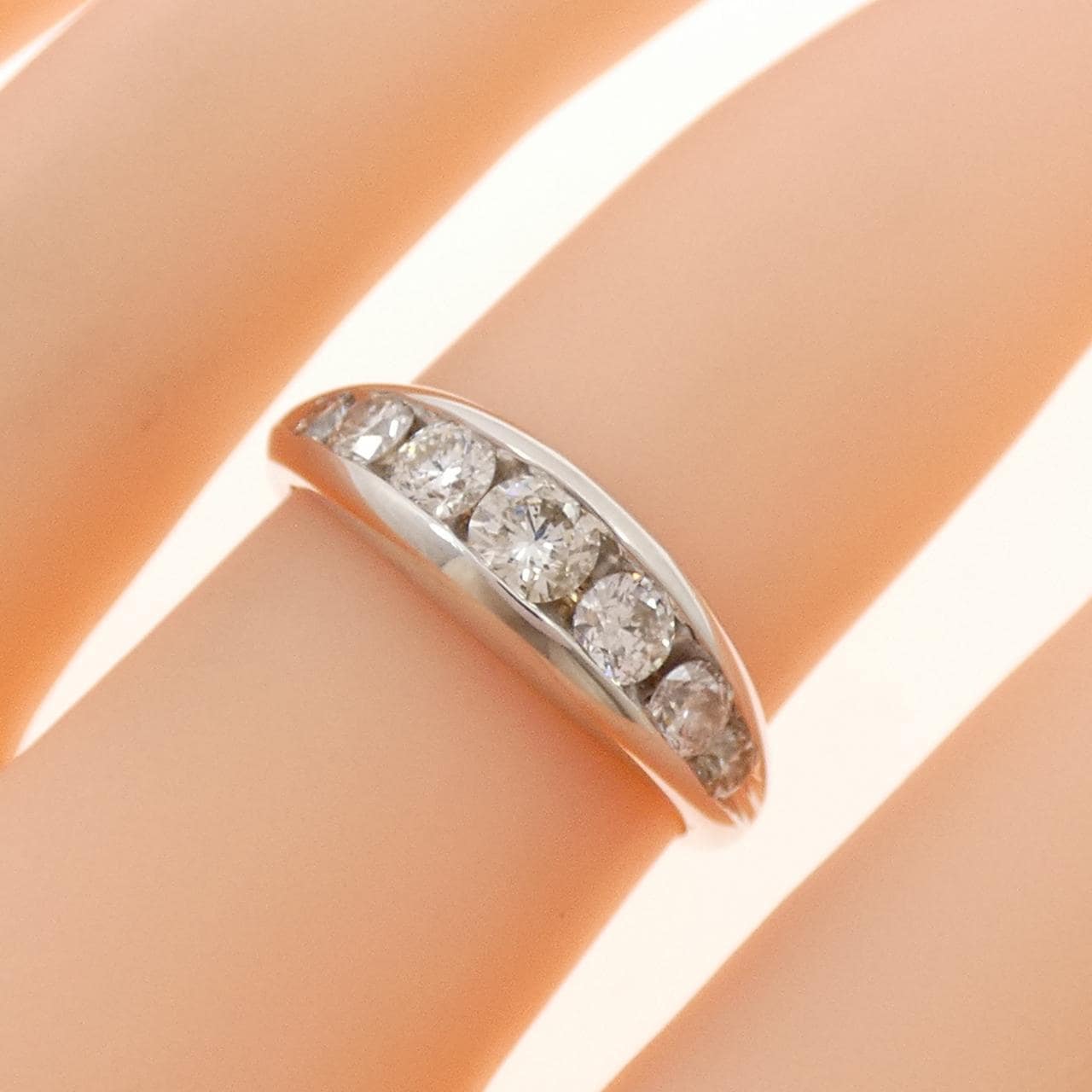 K18WG ダイヤモンド リング 0.80CT