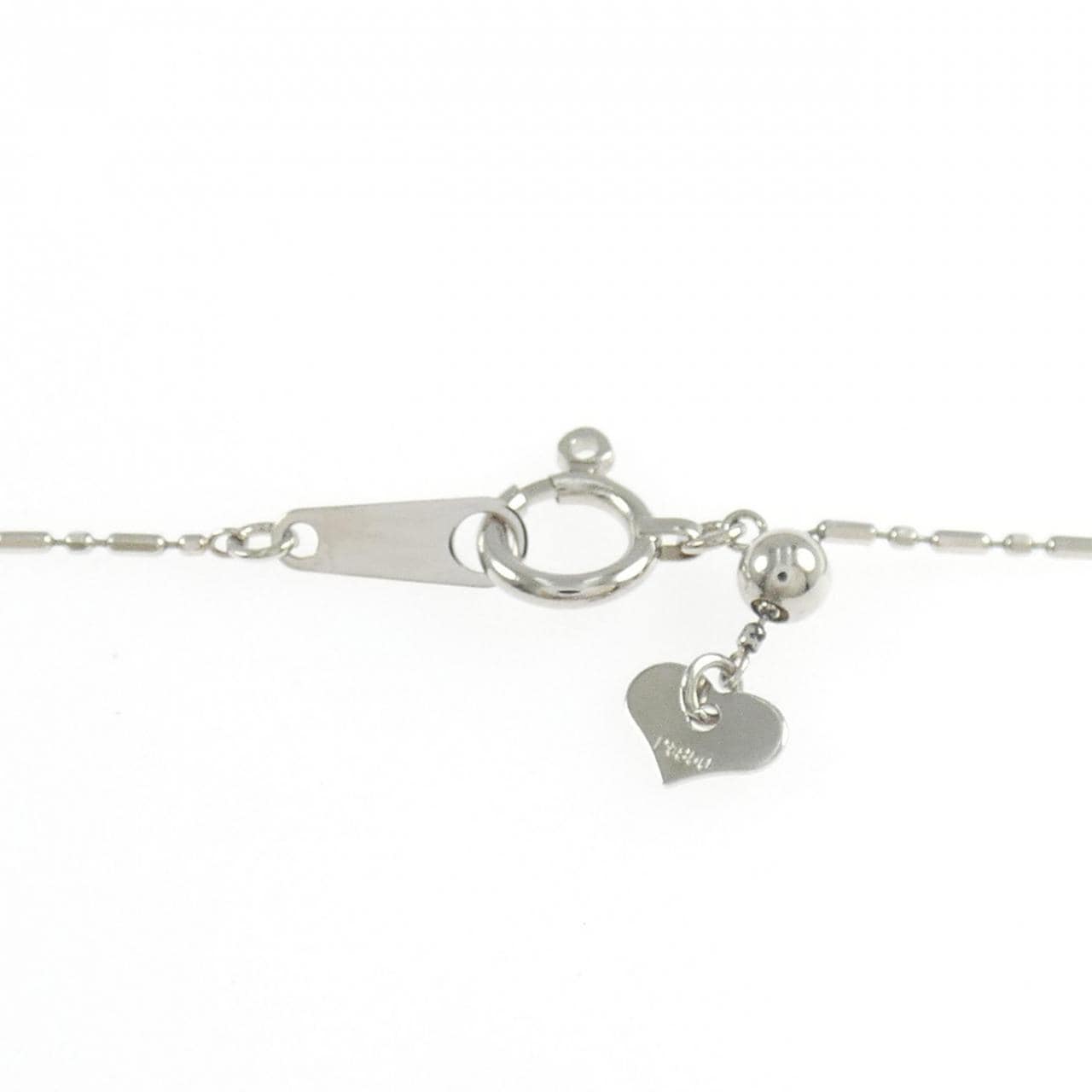 PT950/PT850 イニシャルY ダイヤモンド ネックレス 0.10CT