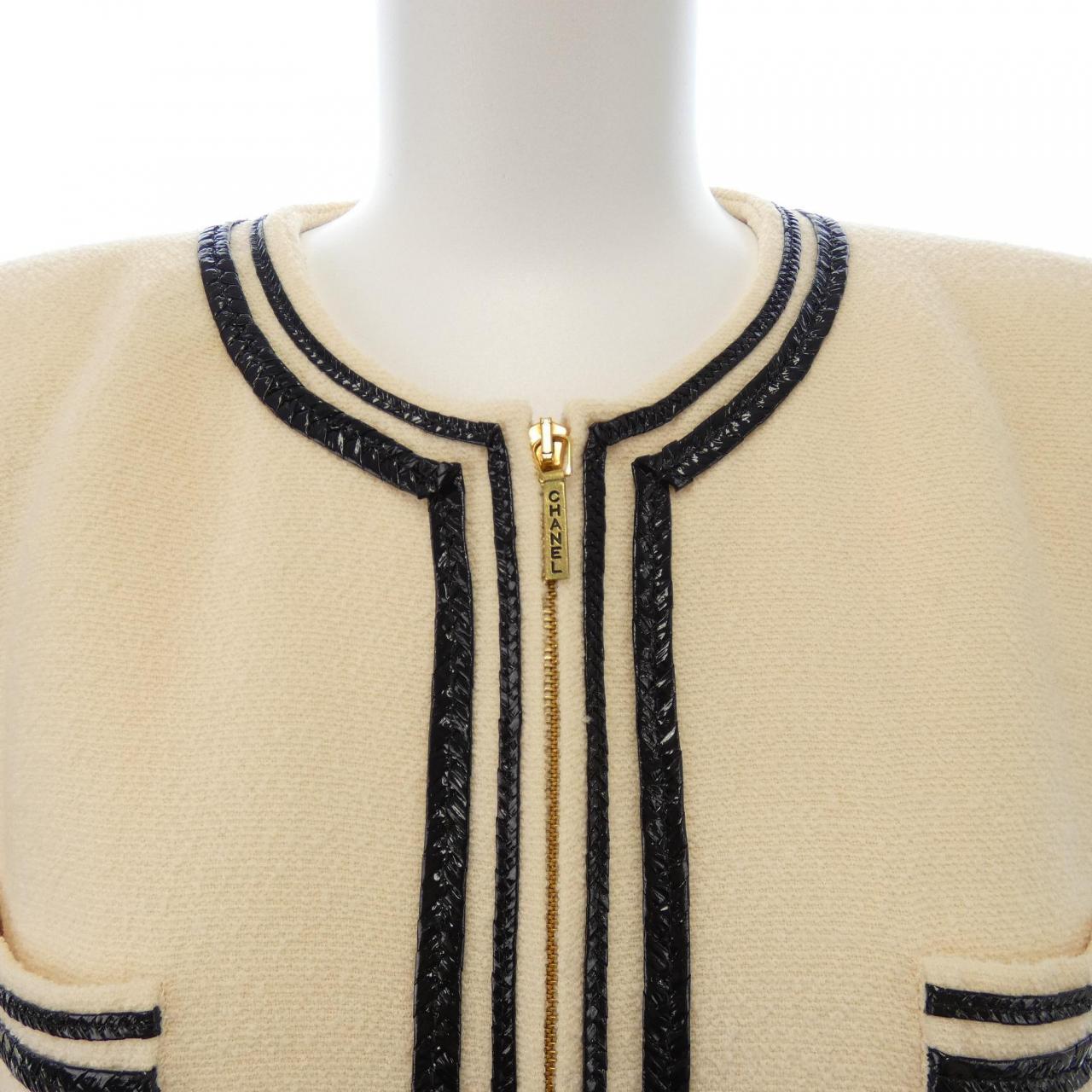 【ヴィンテージ】シャネル CHANEL ノーカラージャケット
