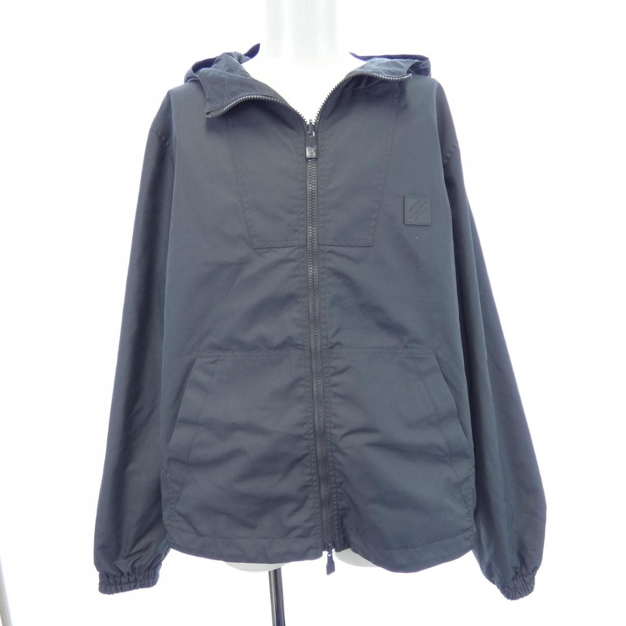 LOUIS VUITTON Damier 提花雙面尼龍風衣 HSB46WMO6 束腰夾克