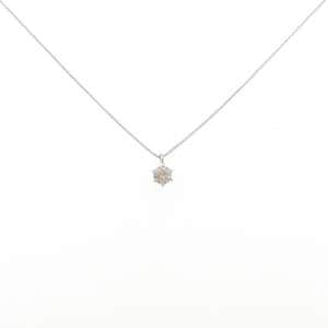 K18WG ダイヤモンド ネックレス 0.20CT