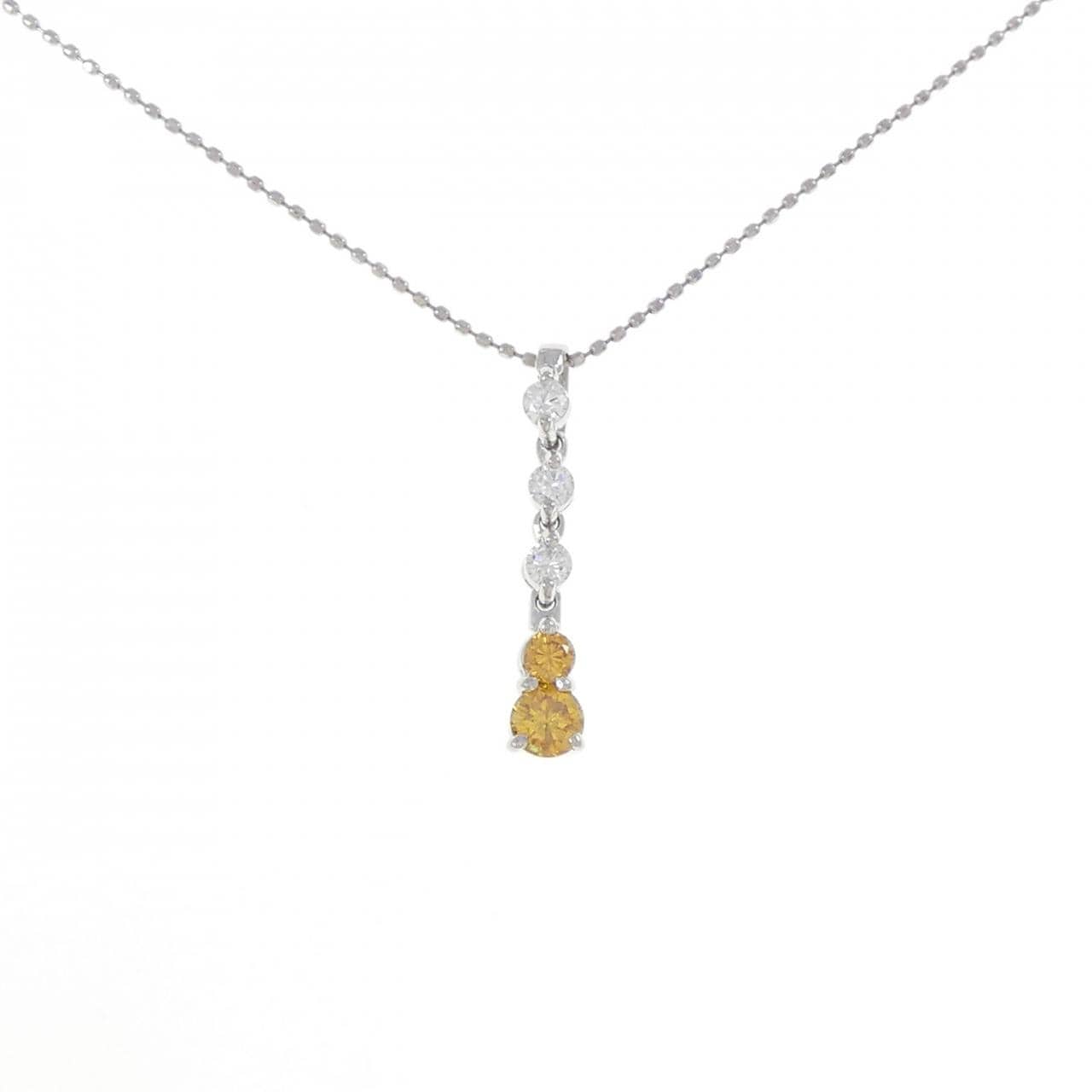 PT900/PT850 ダイヤモンド ネックレス 0.43CT