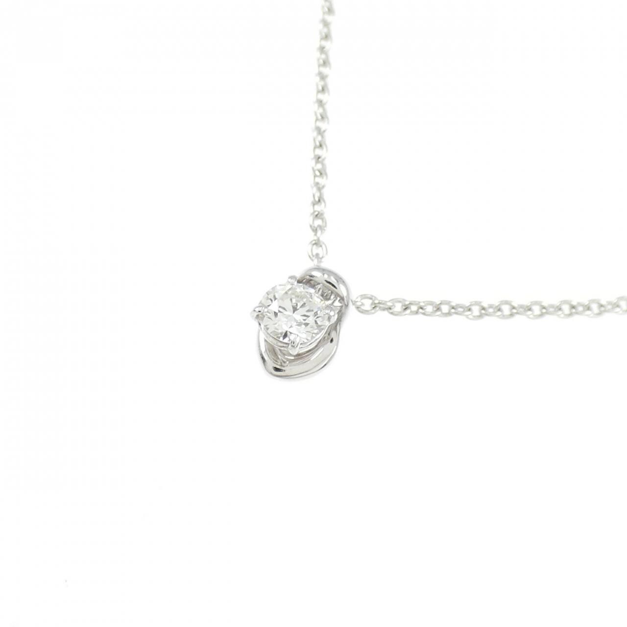 K18WG ダイヤモンド ネックレス 0.08CT