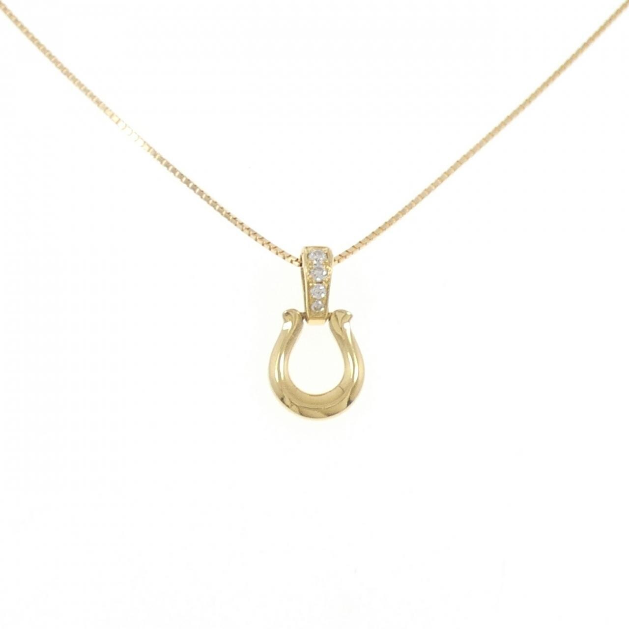 K18YG ダイヤモンド ネックレス 0.05CT