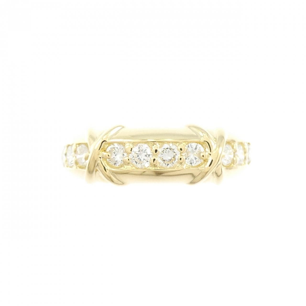 K18YG ダイヤモンド ピンキーリング 0.30CT