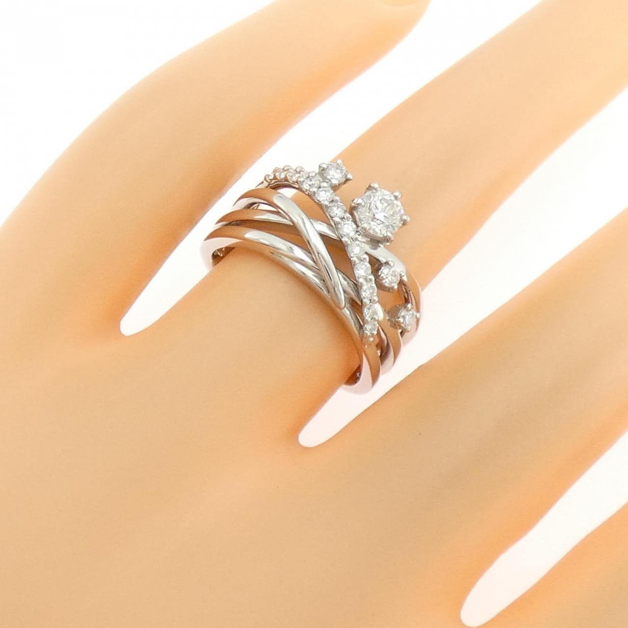 PT900 ダイヤモンド リング 0.25CT