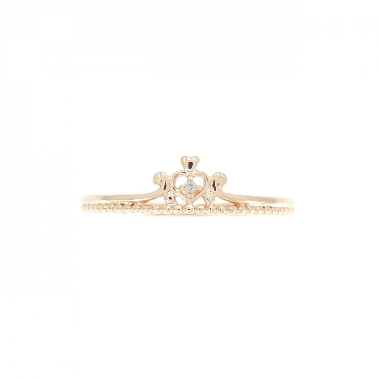 K10PG tiara Diamond ring