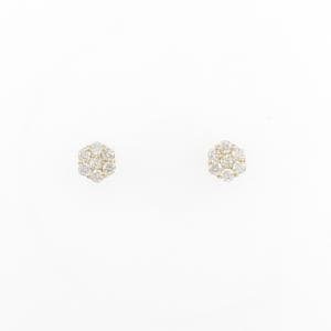 【新品】K18YG ダイヤモンド ピアス 0.20CT