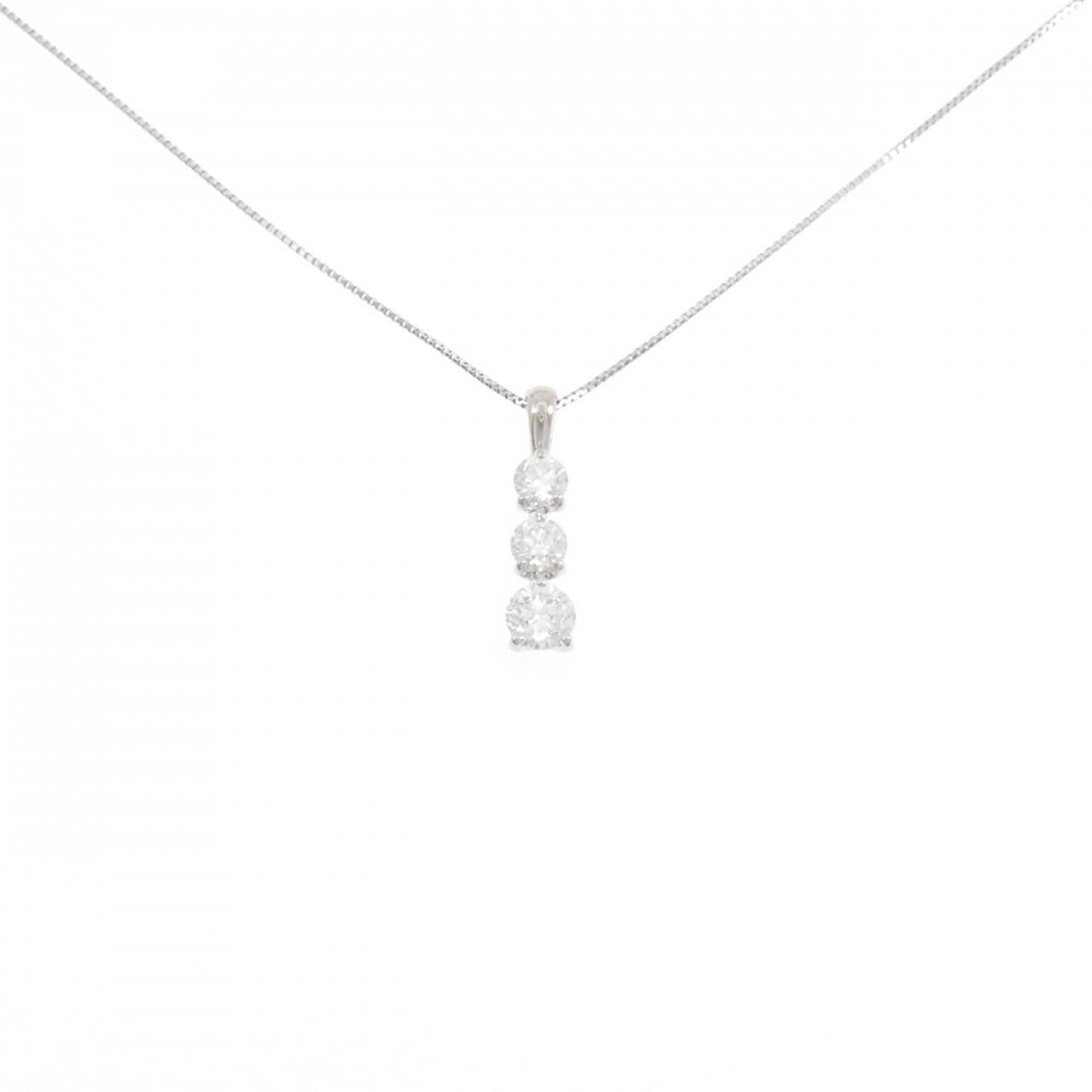 トリロジー ダイヤモンド ネックレス 0.70CT
