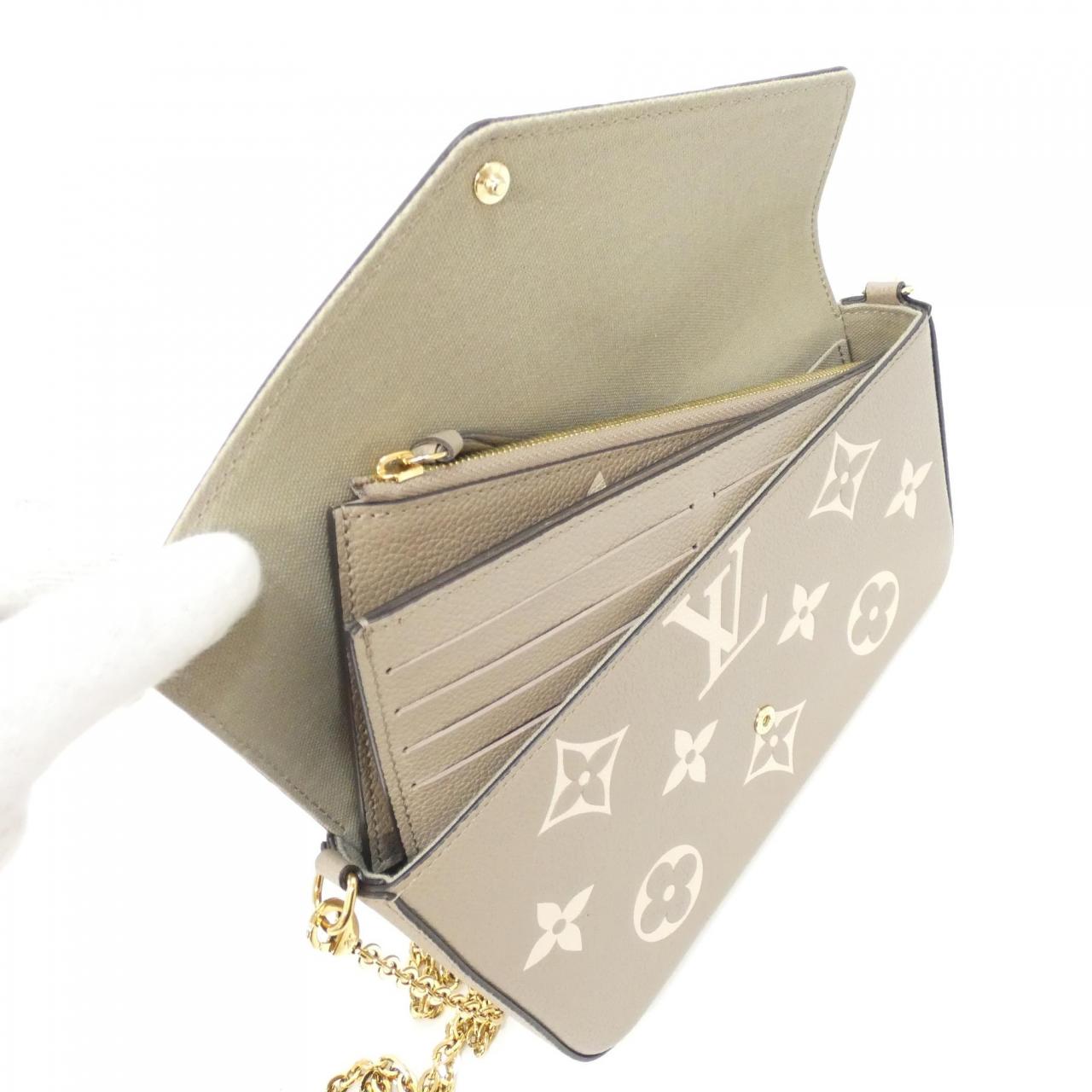 ルイヴィトン バイカラー モノグラム アンプラント ポシェット フェリシー M69977 ショルダーバッグ