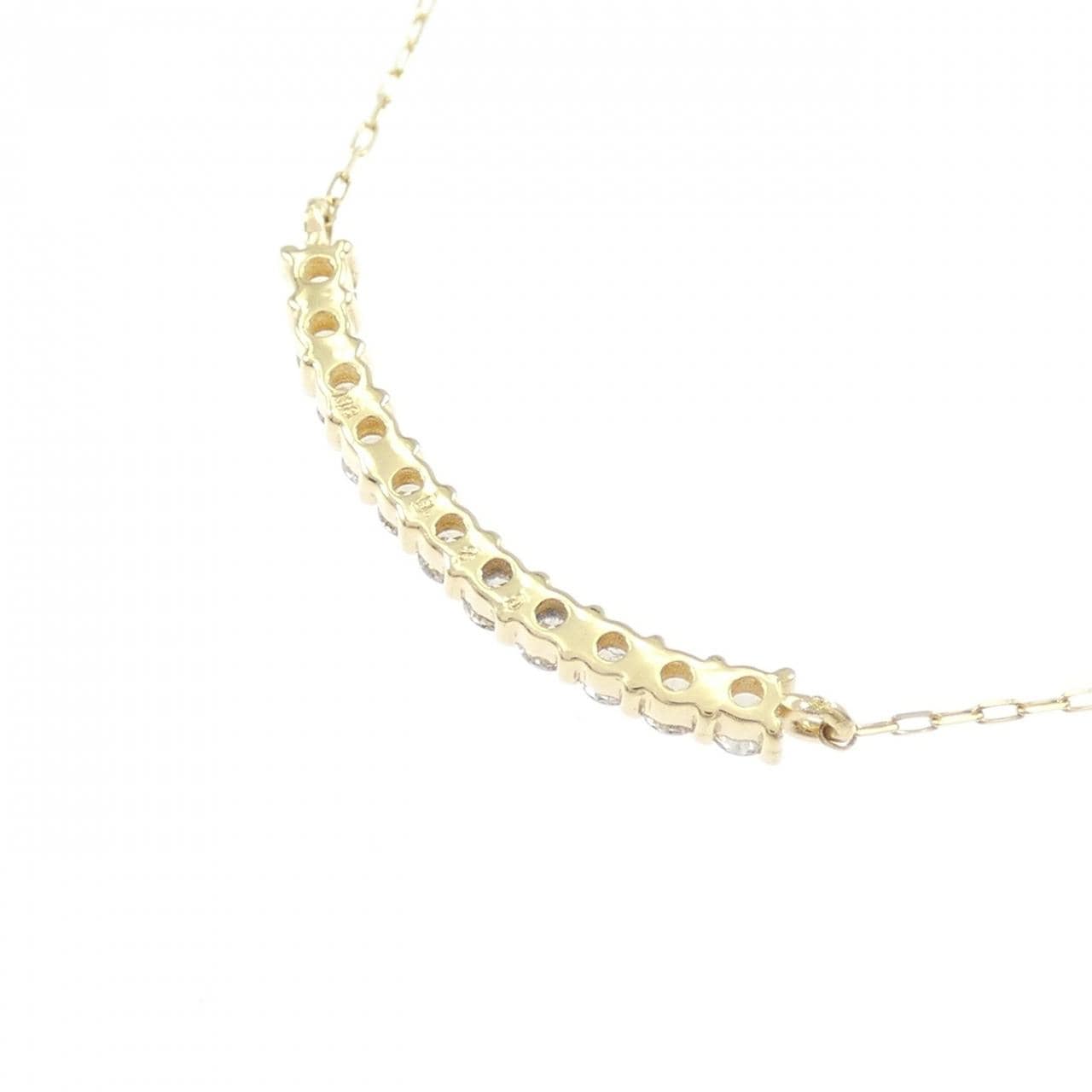 【新品】K18YG ダイヤモンド ネックレス 0.20CT