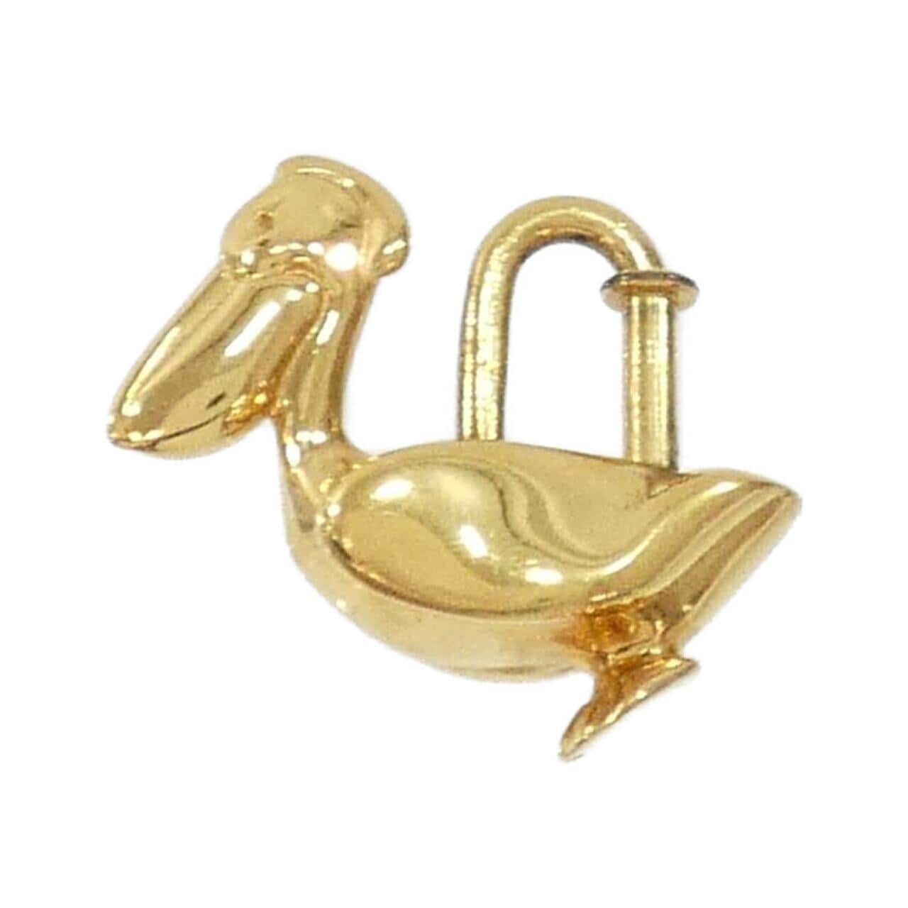 【ヴィンテージ】エルメス PELICAN カデナ キーホルダー
