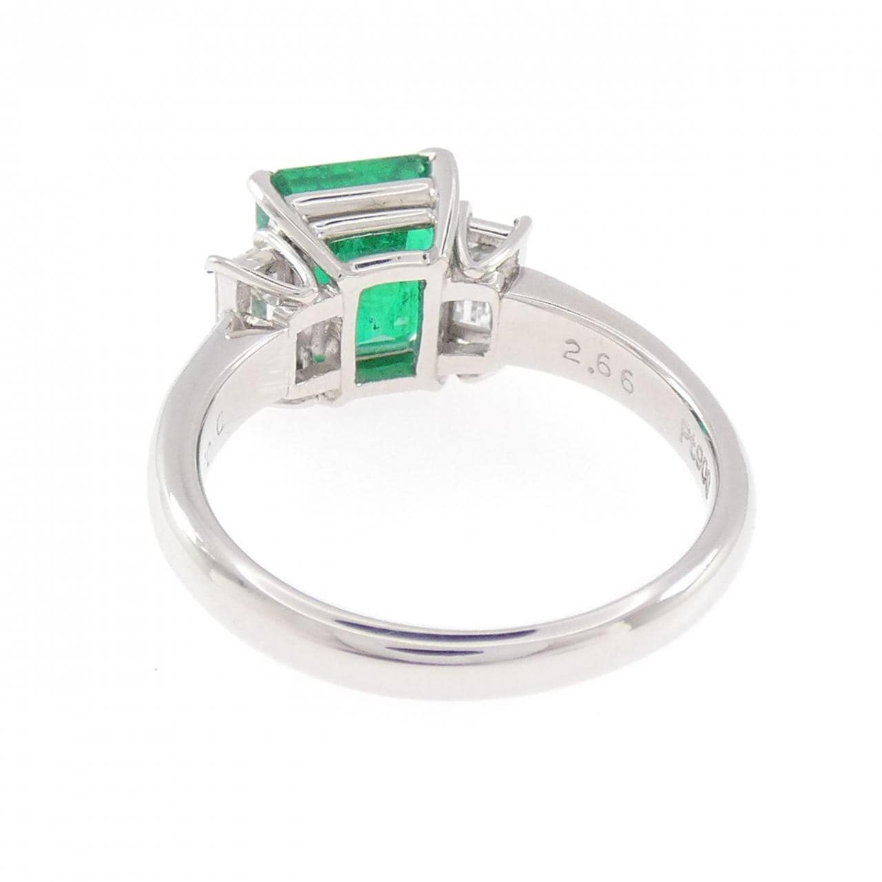 PT900 エメラルド リング 2.66CT コロンビア産