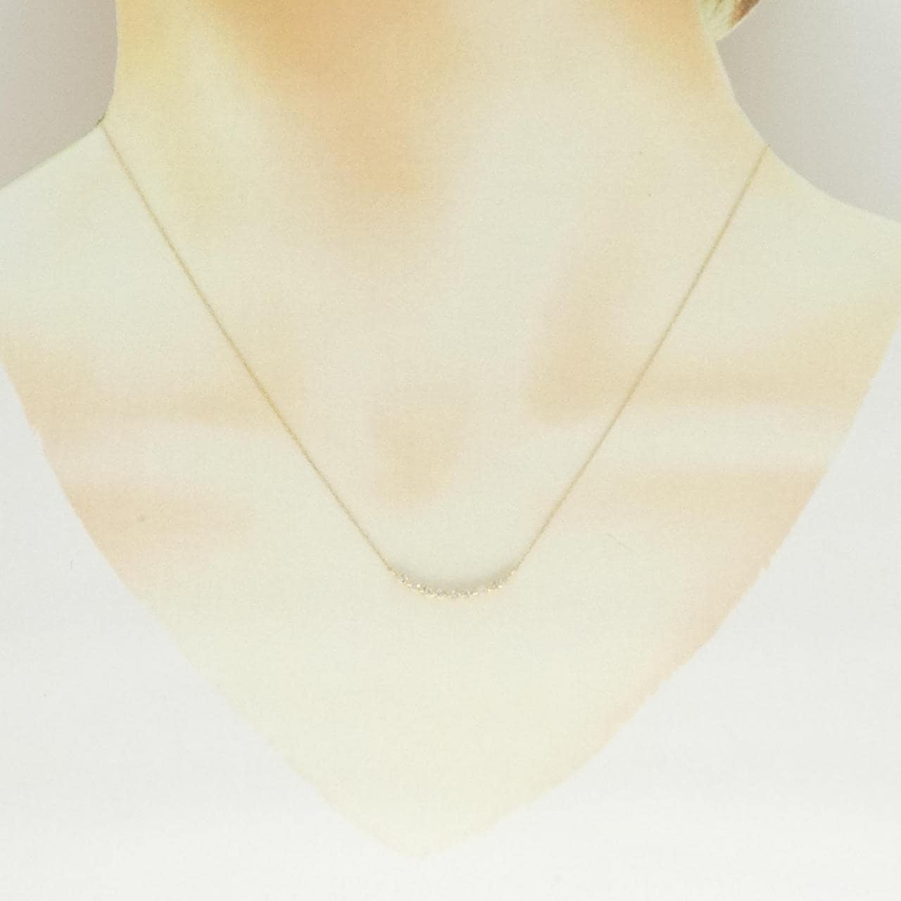 K18YG ダイヤモンド ネックレス 0.20CT