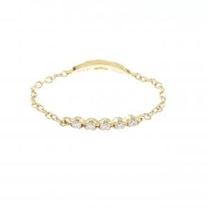 K18YG ダイヤモンド リング 0.03CT