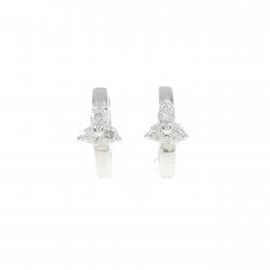 750WG ダイヤモンド ピアス 0.14CT