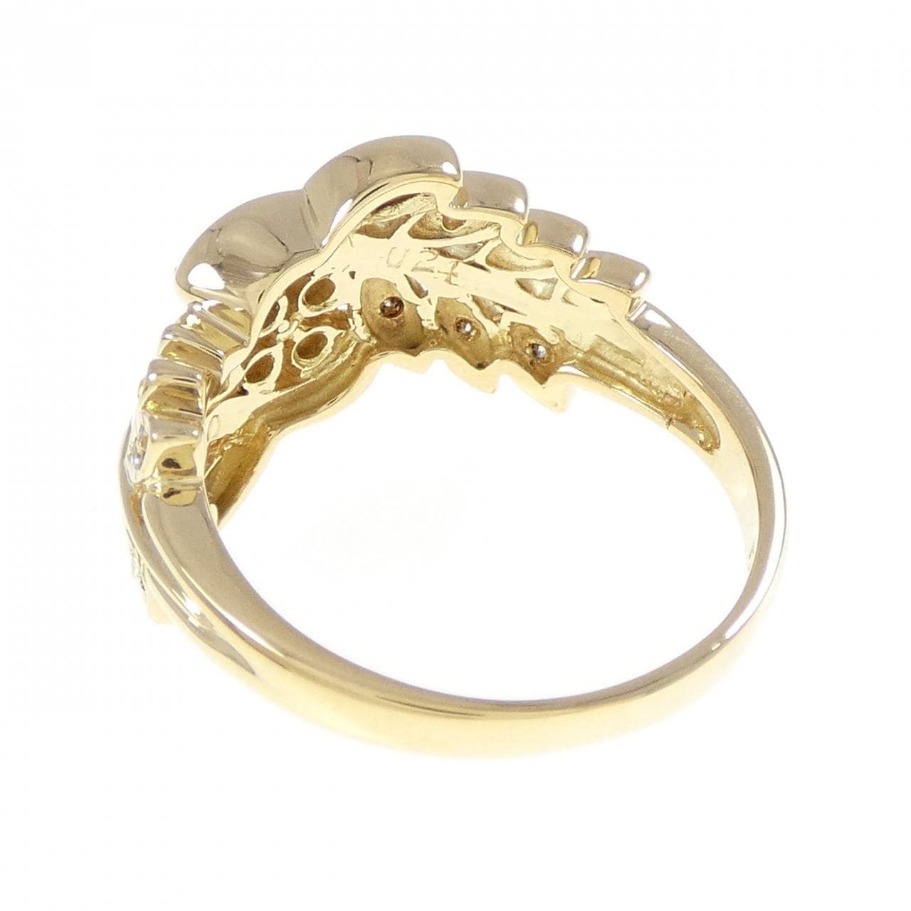 K18YG ダイヤモンド リング 0.24CT