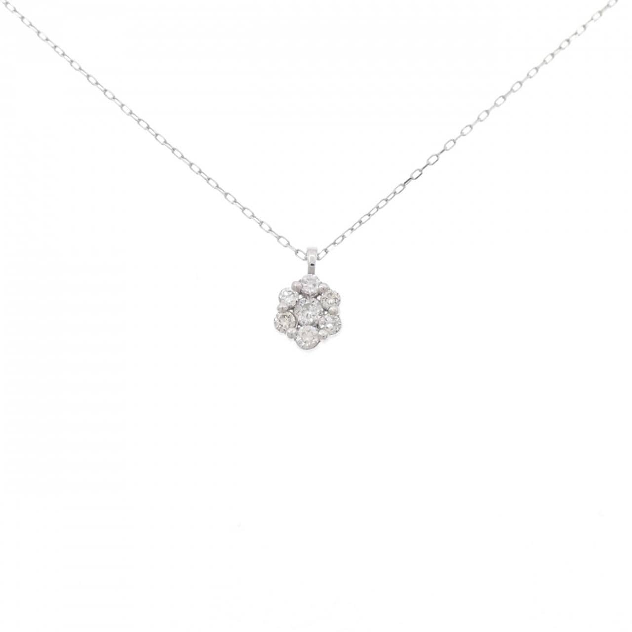 [新品] PT950/PT900鑽石項鍊 0.10CT