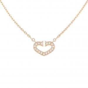 カルティエ Cハート ネックレス