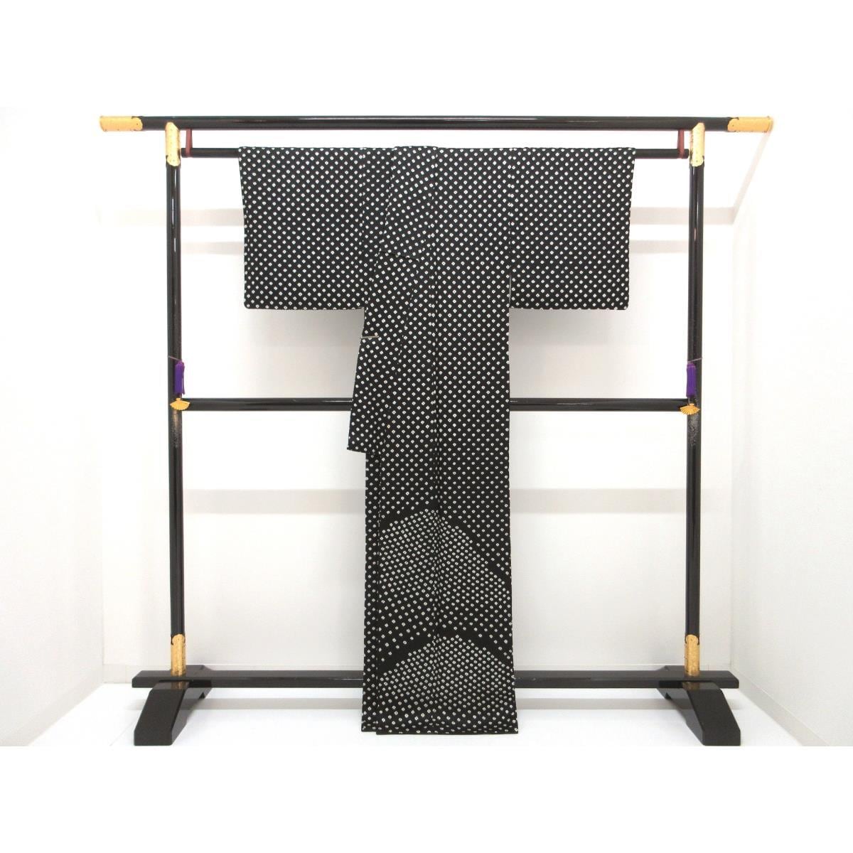 訪問着　絞り加工