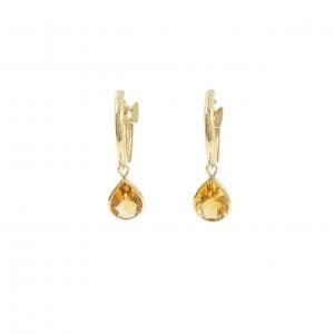 K18YG シトリン ピアス