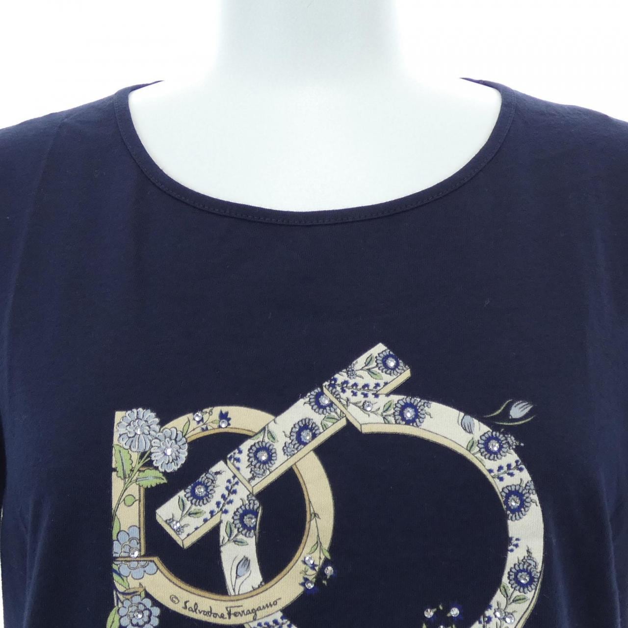 【ヴィンテージ】サルヴァトーレフェラガモ SALVATORE FERRAGAMO Tシャツ