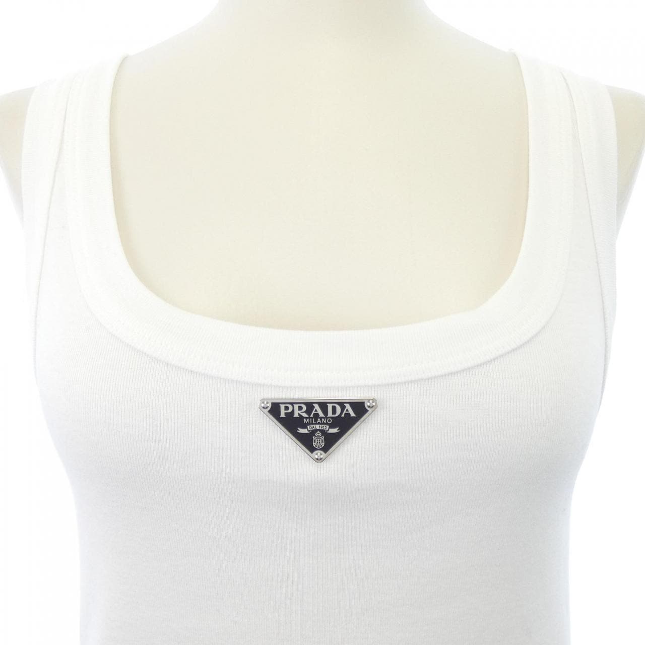 プラダ PRADA リブニット ジャージー ドレス トライアングルロゴ 33560C S231 10Z0 ワンピース