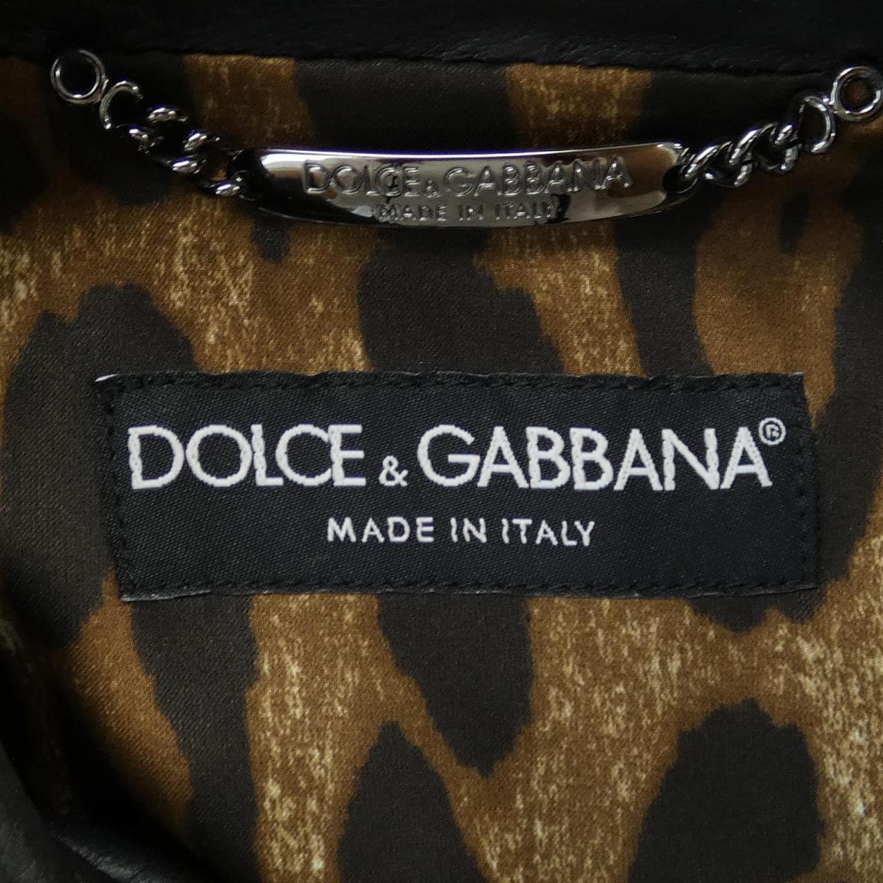 ドルチェアンドガッバーナ DOLCE&GABBANA レザーライダースジャケット