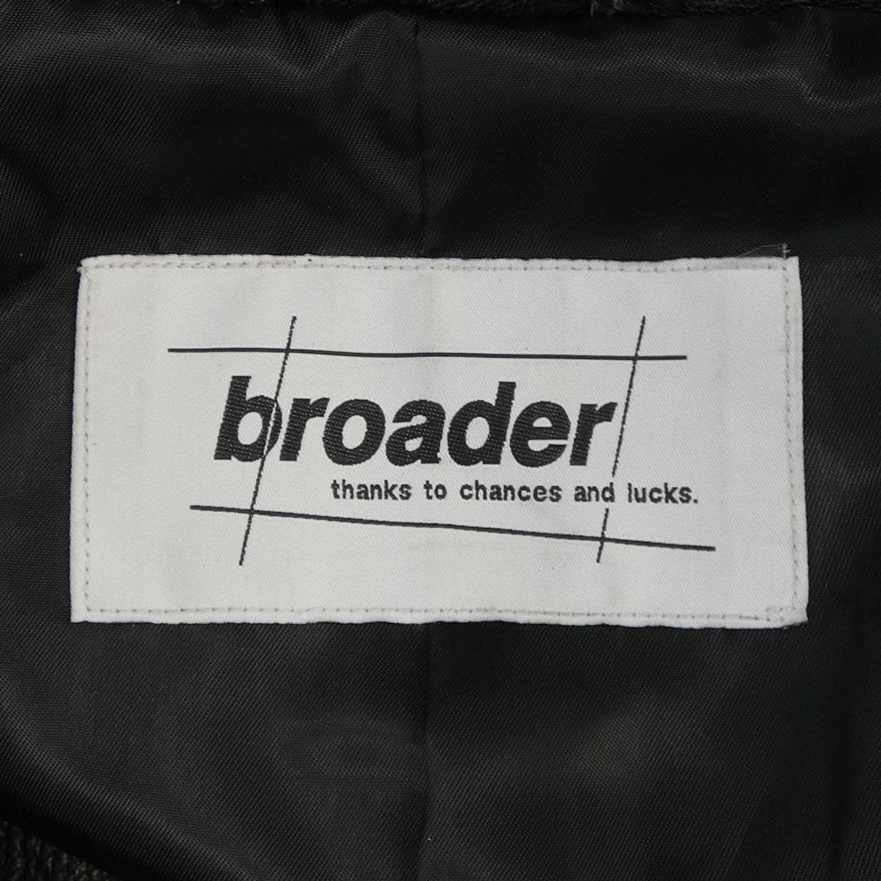 BROADER レザーライダースジャケット