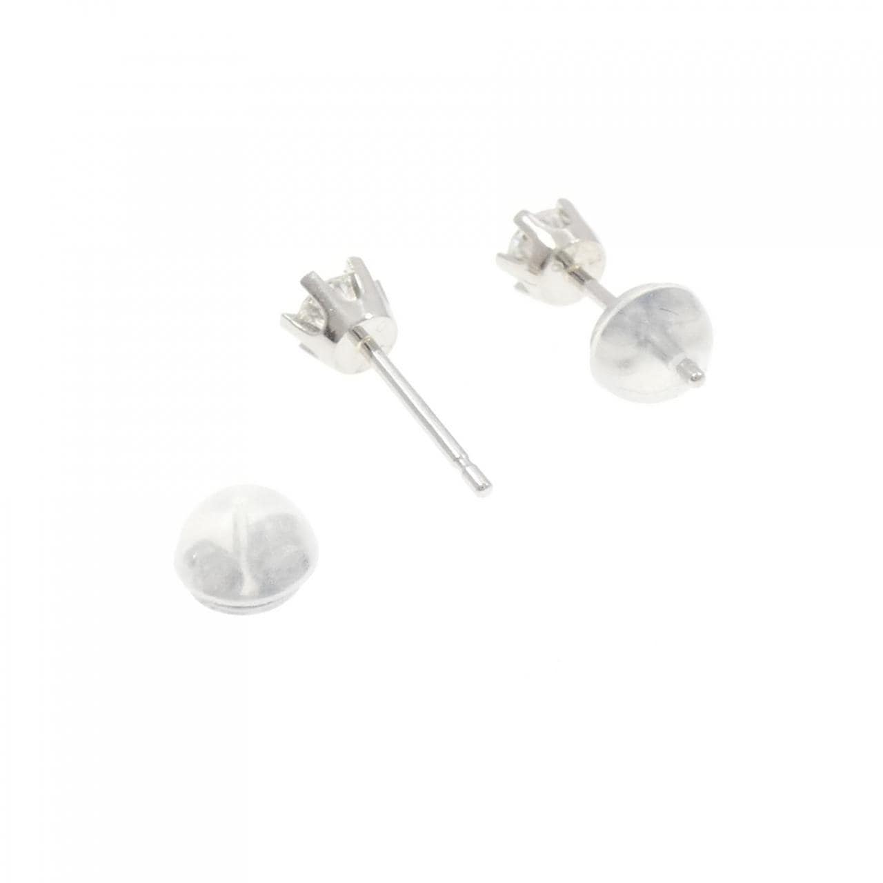 PT850/PT900 ソリティア ダイヤモンド ピアス 0.34CT