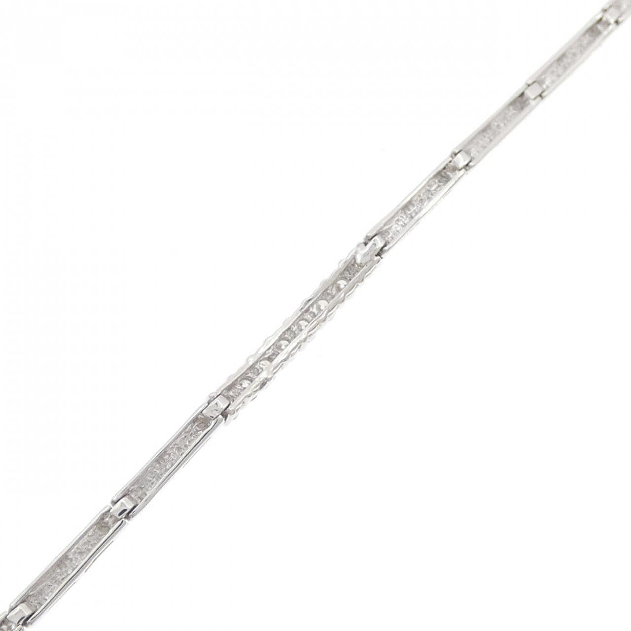 K18WG ダイヤモンド ブレスレット 0.20CT