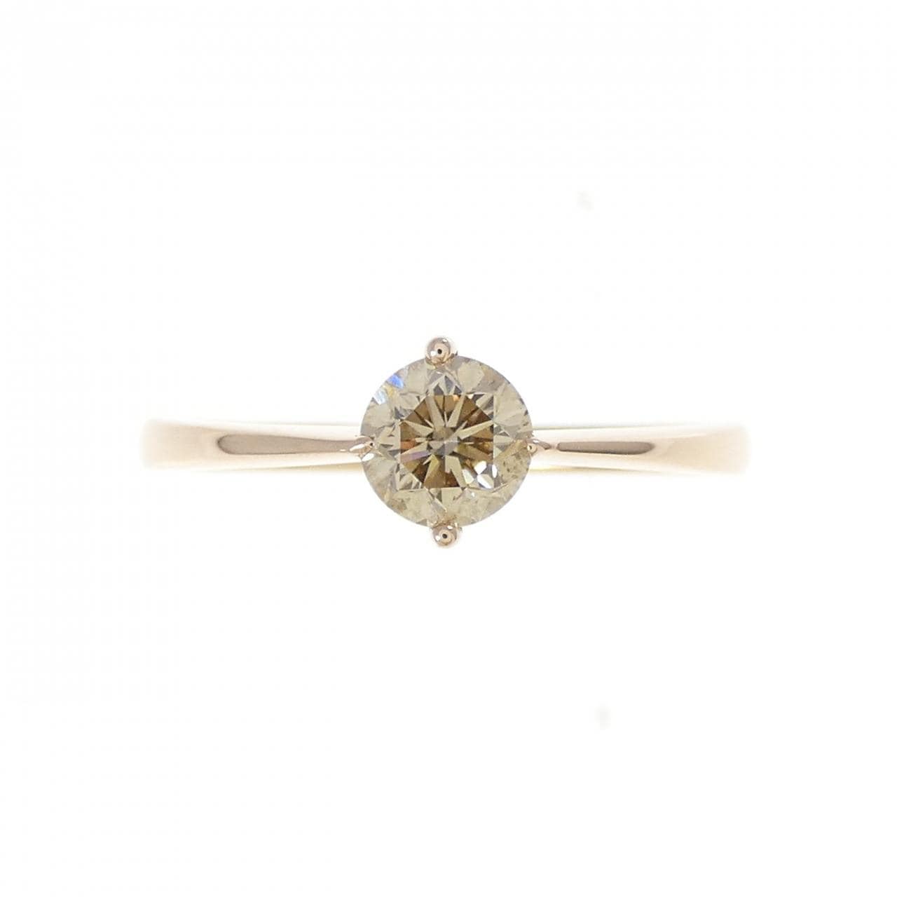 K18PG ダイヤモンド リング 0.40CT