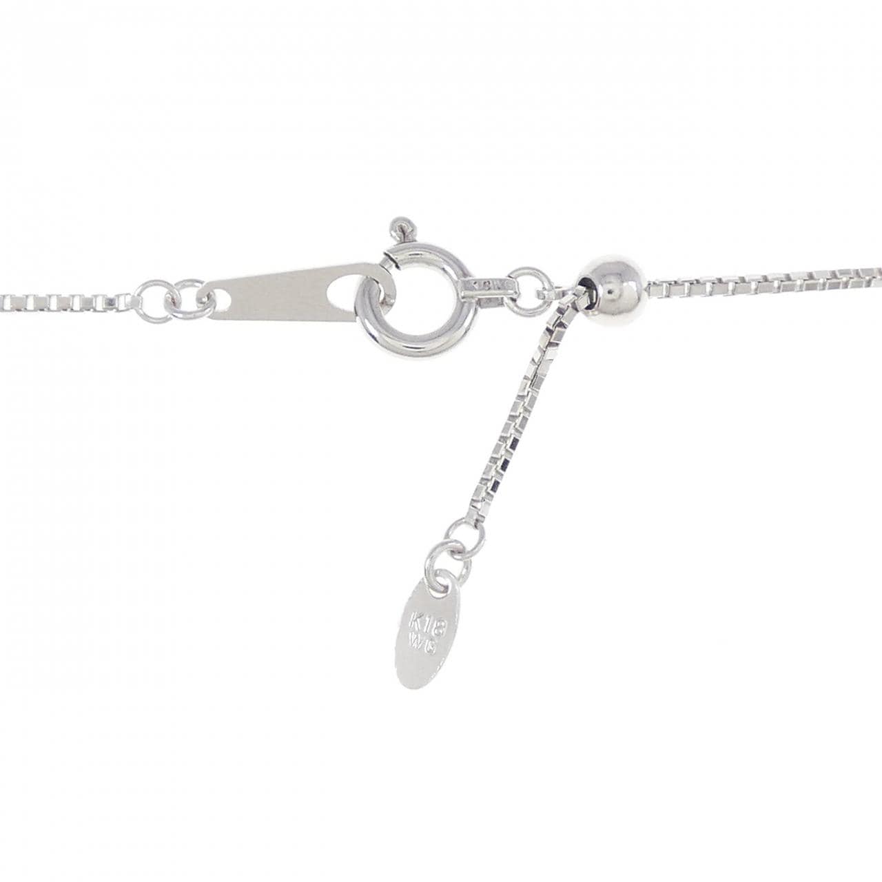 K18WG Tourmaline necklace 1.54CT