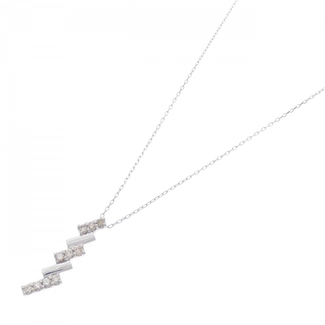 [BRAND NEW] PT Diamond Necklace 0.10CT