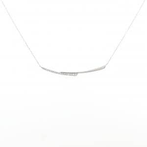 【新品】PT900/PT850 ダイヤモンド ネックレス 0.13CT
