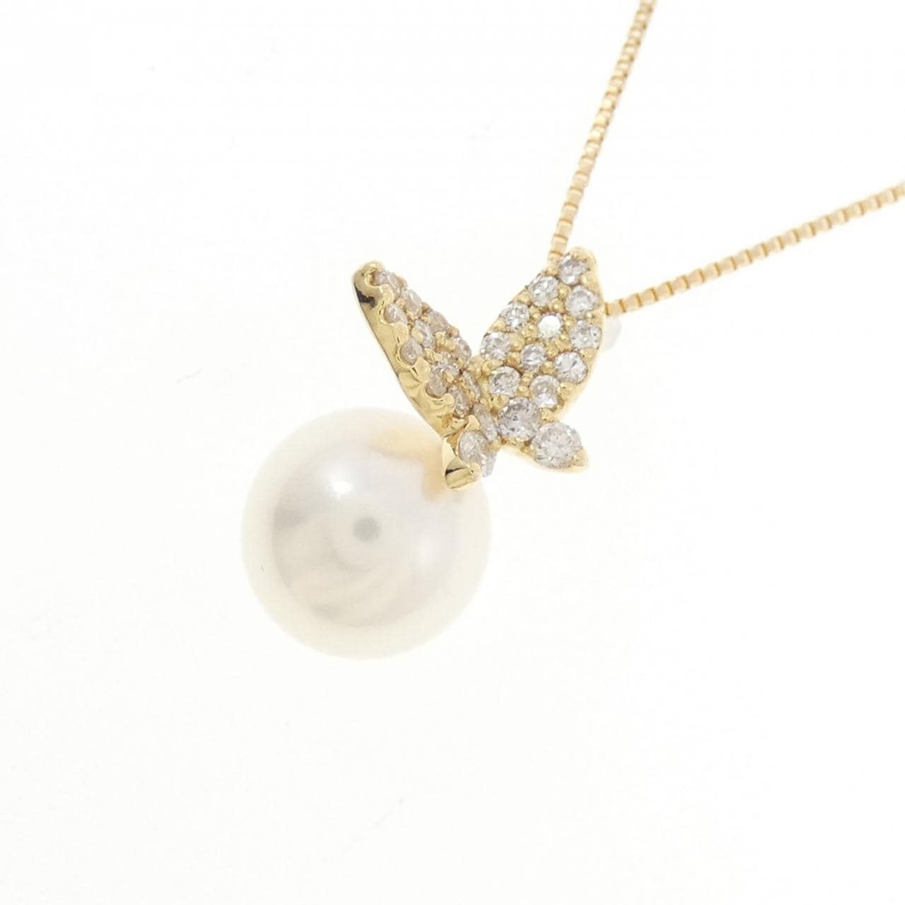 K18YG アコヤパール ネックレス 7.9mm