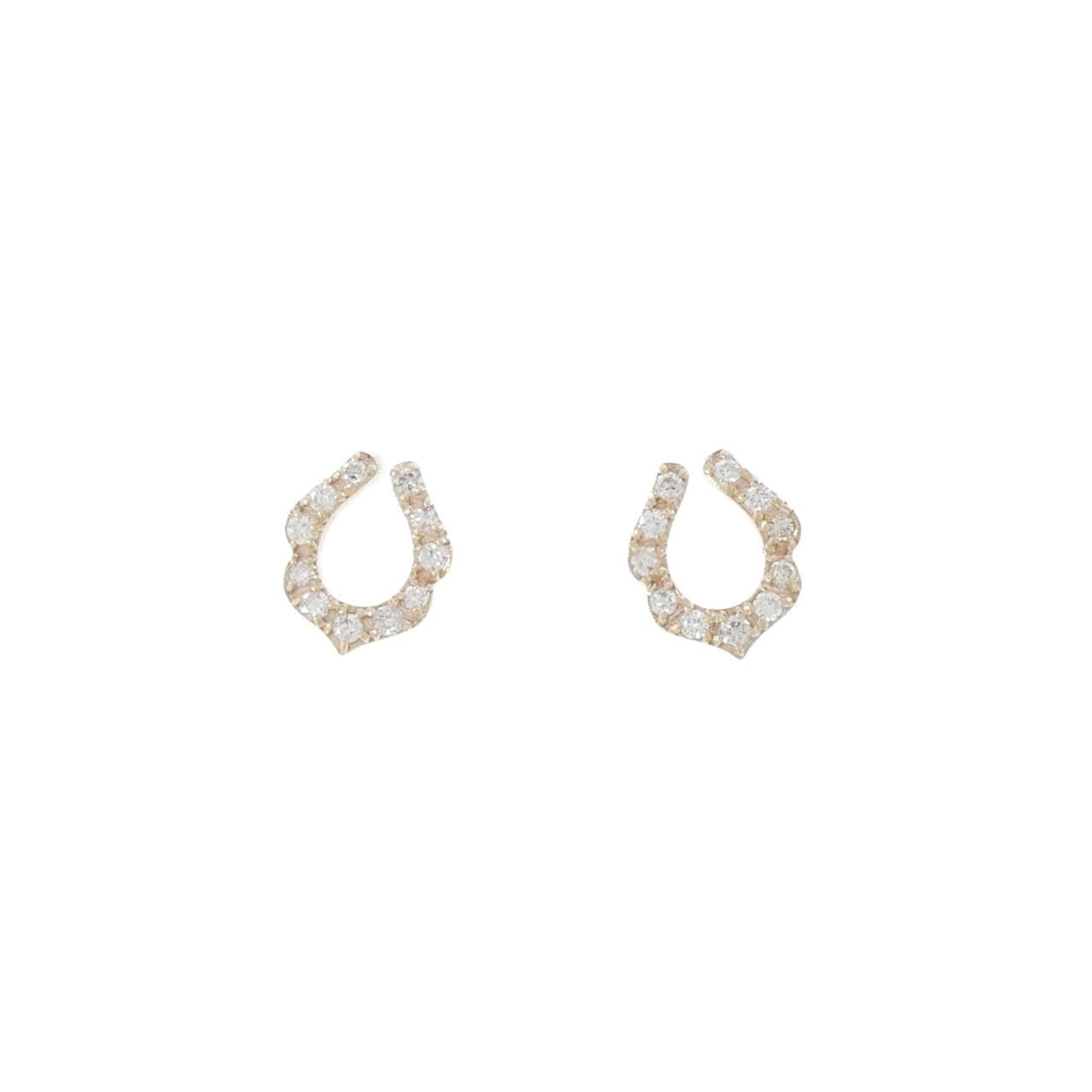 【リメイク】K10YG ダイヤモンド ピアス 0.20CT