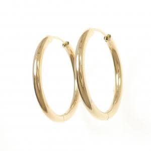 K18YG フープ ピアス