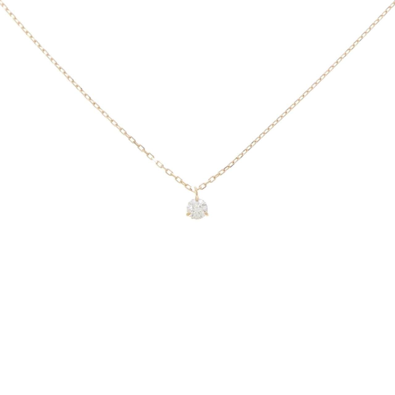 アガット ダイヤモンド ネックレス 0.05CT