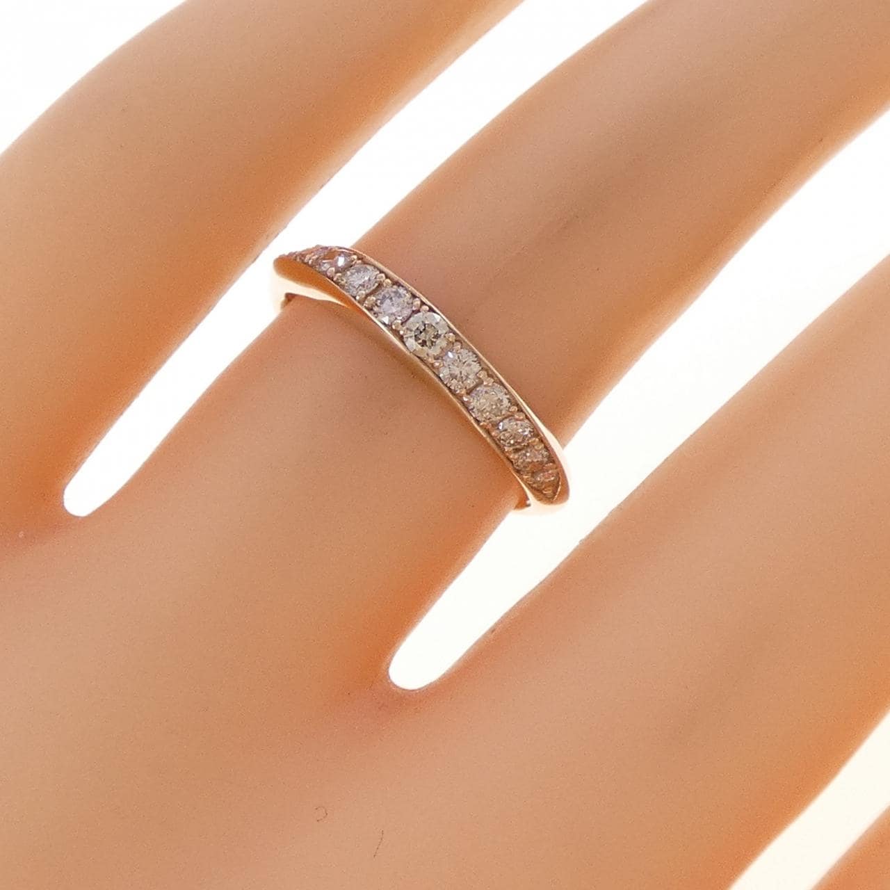 K18PG ダイヤモンド リング 0.36CT