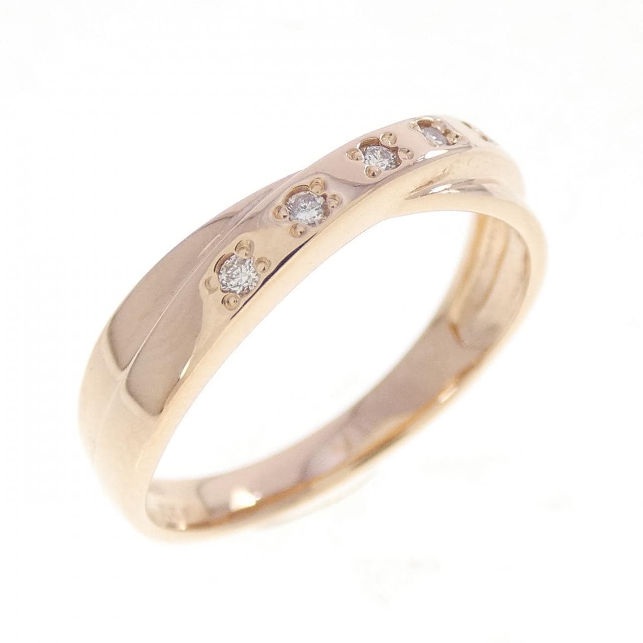 K14PG ダイヤモンド リング 0.05CT