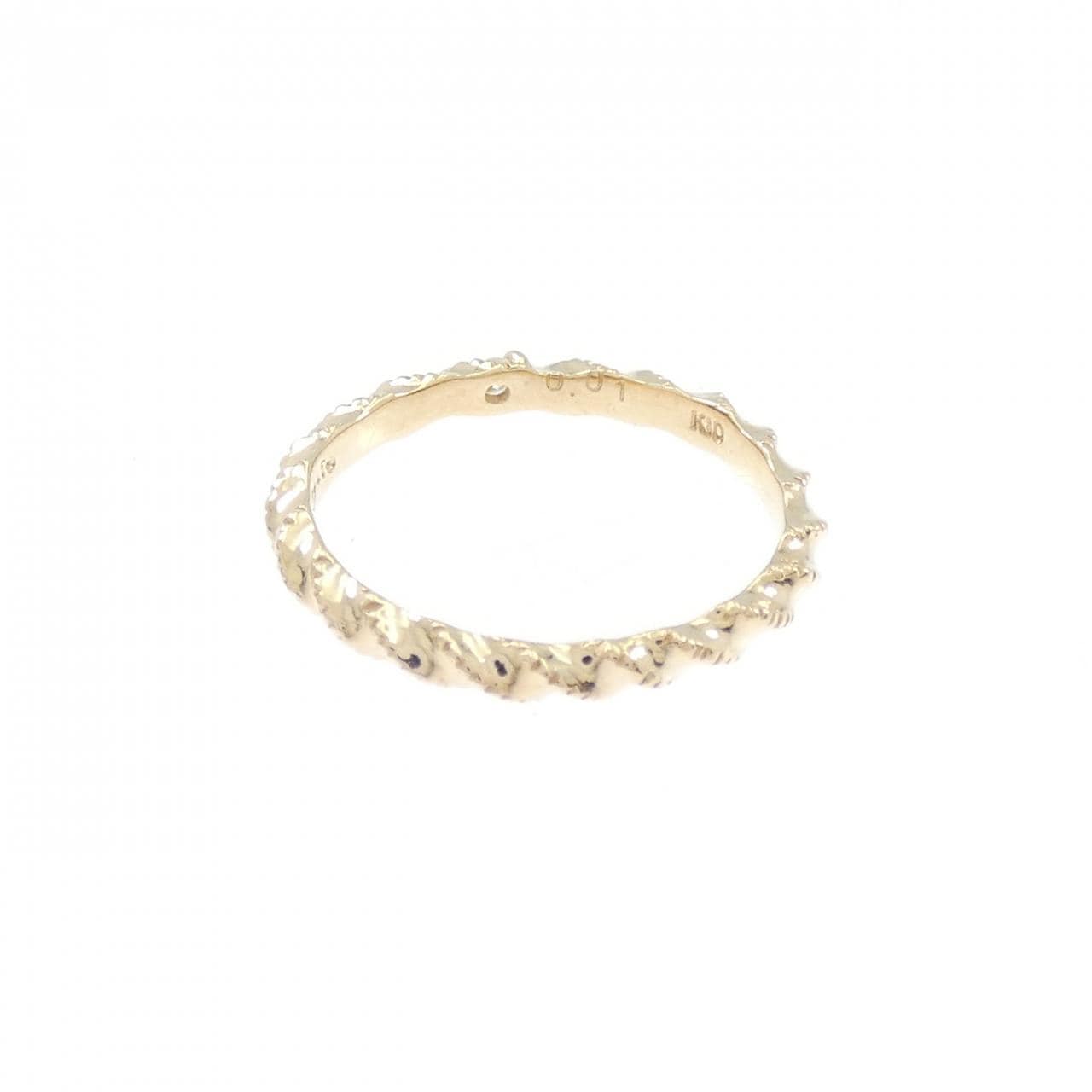 アガット ダイヤモンド ピンキーリング 0.01CT